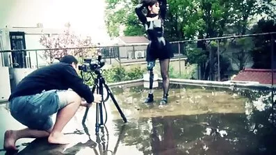 Skinn bionda blonde i strømper fucked pov af fremmed video pornofilm